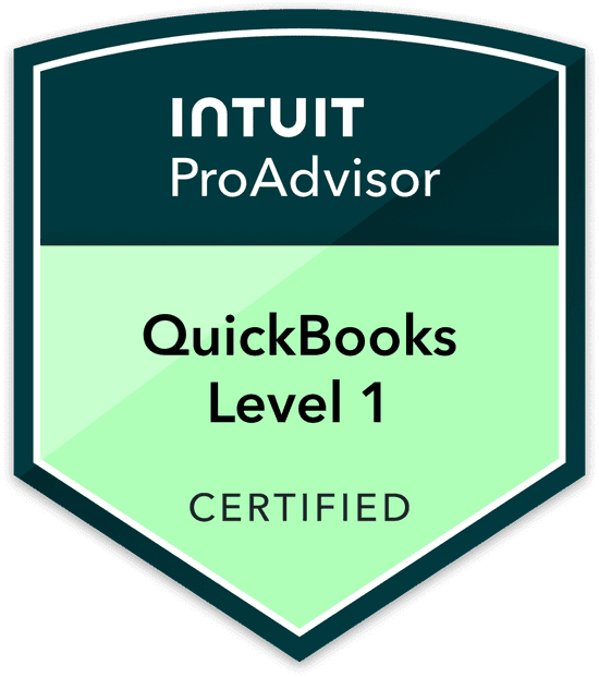 Intuit ProAdvisor: QuickBooks Level 1 Certified